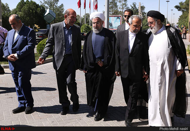 تجدید میثاق رئیس جمهور با آرمان‌های امام راحل و شهدای هشت سال دفاع مقدس