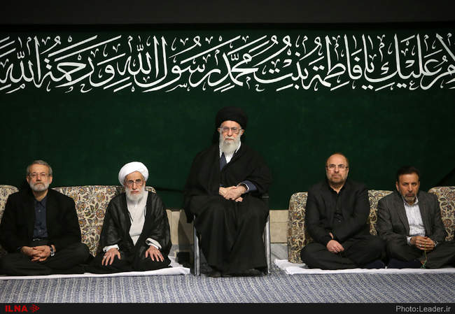  مراسم پنجمین شب عزاداری فاطمیه  در حسینیه امام خمینی