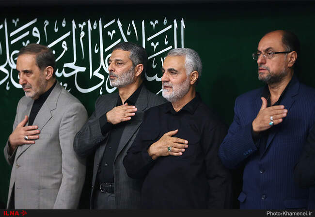 مراسم عزاداری شب تاسوعای حسینی با حضور رهبر معظم انقلاب اسلامی