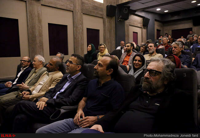 مراسم تقدیر خانه سینما از اصغر فرهادی