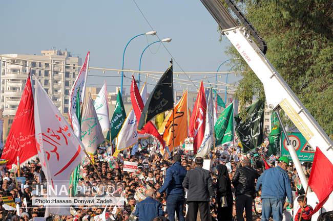 مراسم تشییع پیکر سردار شهید حاج قاسم سلیمانی در اهواز