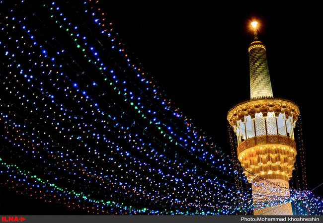 آذین بندی حرم مطهر امام رضا (ع)