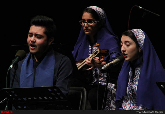  اجرای ارکستر پارس در اولین شب سی و دومین جشنواره موسیقی فجر در تالار وحدت‎