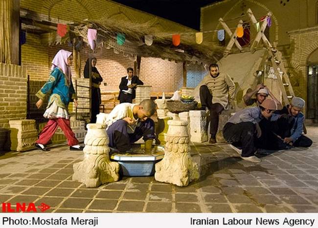 نمایش سرمه در قم به روی صحنه رفت