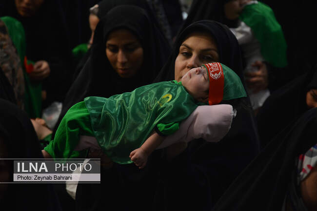 مراسم شیرخوارگان حسینی در حرم امام رضا (ع)