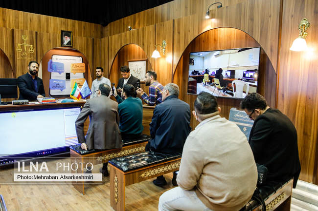 بازدید رسانه‌ها از مرکز پیگیری اجرای سند تحول قضایی