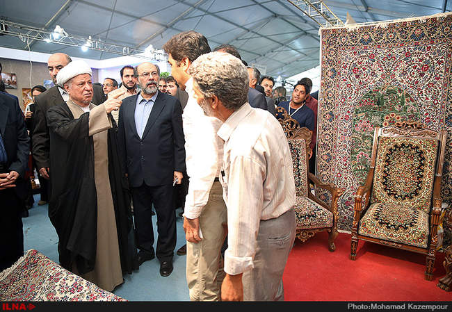 مراسم اختتامیه جشنواره فرهنگی اقتصادی کرمان با حضور آیت الله هاشمی ر