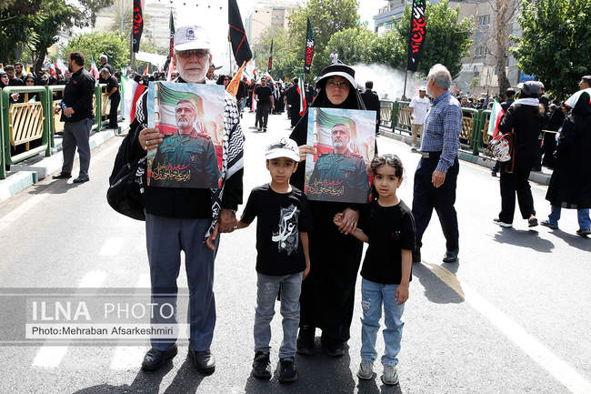 مراسم تشییع شهدای اقتدار - تهران / 2