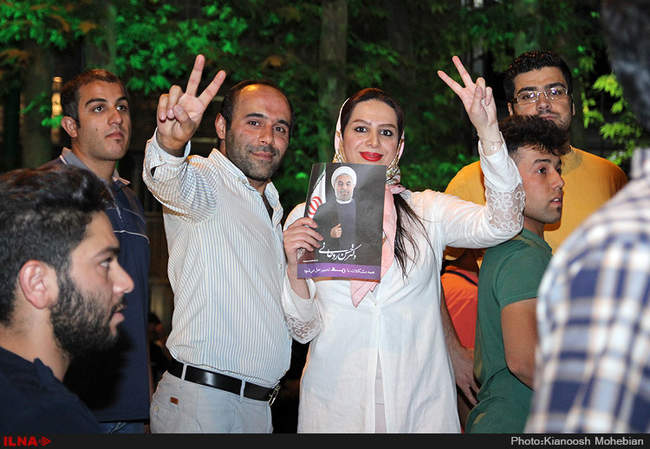 جشن هسته ای در خیابان های تهران -3