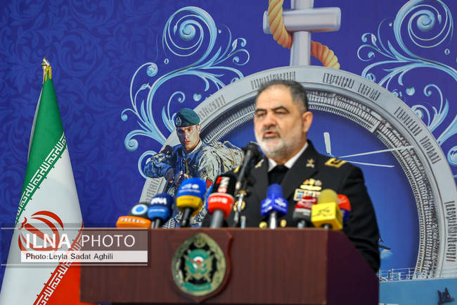 نشست خبری فرمانده نیروی دریایی ارتش