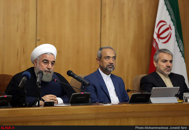 جلسه امروز هیئت دولت با حضور وزرای جدید 