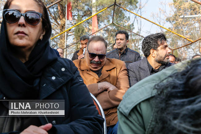 مراسم تشییع پیکر «سعید پیردوست»