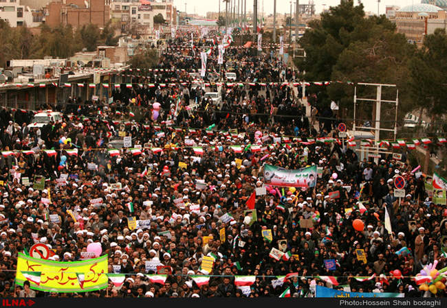 راهپیمایی یوم الله 22 بهمن در قم /9