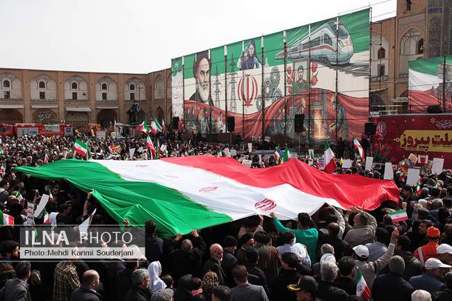 راهپیمایی 22 بهمن در اصفهان
