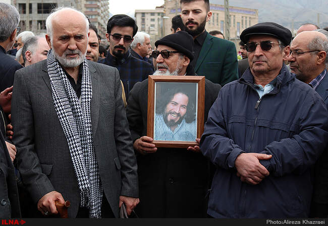 مراسم تشییع محمد توکلی فرزند دکتر احمد توکلی