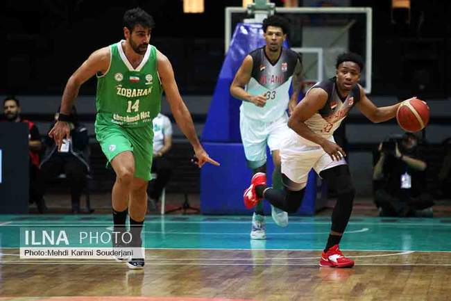 برد تیم بسکتبال ذوب آهن اصفهان مقابل الاتحاد سوریه