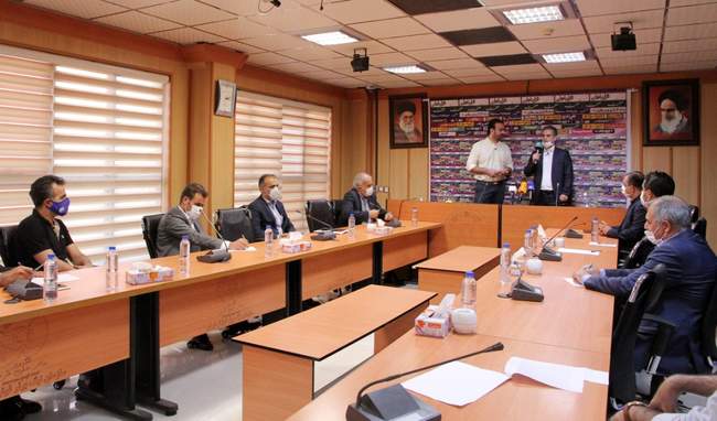 گزارش تصویری قرعه کشی مرحله نیمه نهایی جام حدفی