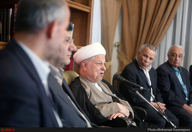 دیدار اعضای تیم ملی و مسئولین فدراسیون وزنه‌برداری با آیت الله هاشم