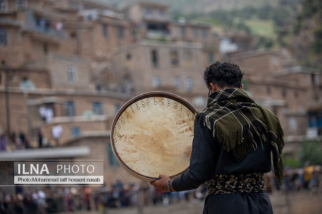 رقص هزار دف در پالنگان 