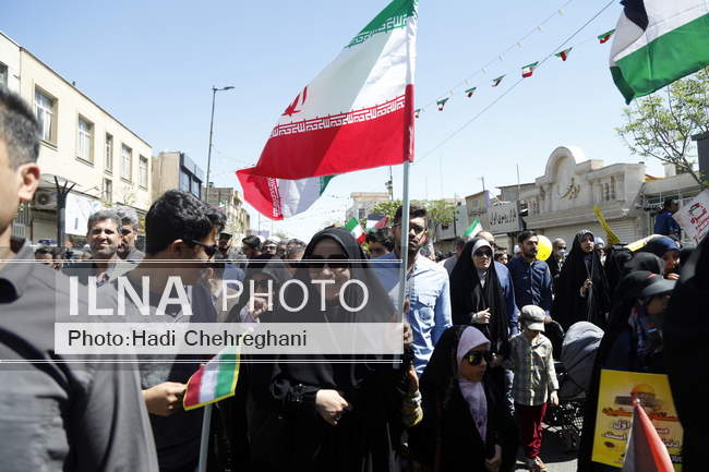 راهپیمایی روز قدس استان قم