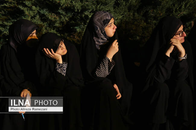 مراسم وداع با پیکر ١٥٠ شهید ٨ سال جنگ تحمیلی