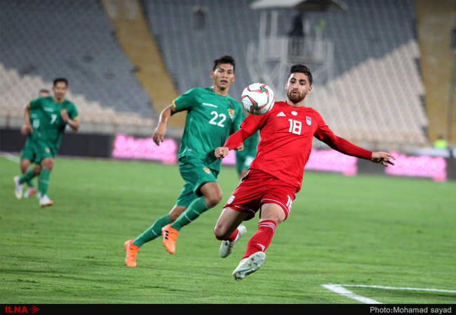 فوتبال تیم ملی ایران و بولیوی