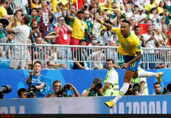 برتری تیم ملی برزیل مقابل تیم ملی مکزیک