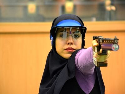 هفتمی جهان در رشته تپانچه بادی به گلنوش سبقت الهی رسید