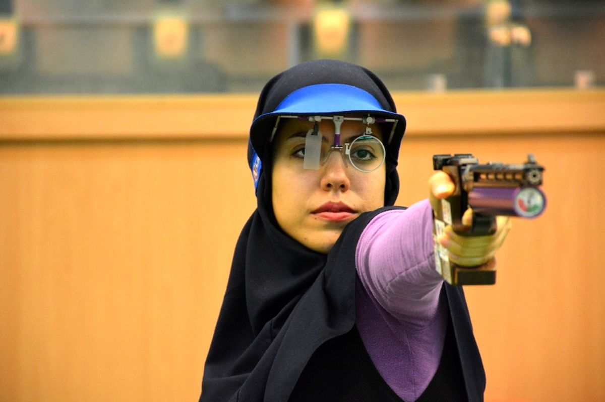 هفتمی جهان در رشته تپانچه بادی به گلنوش سبقت الهی رسید