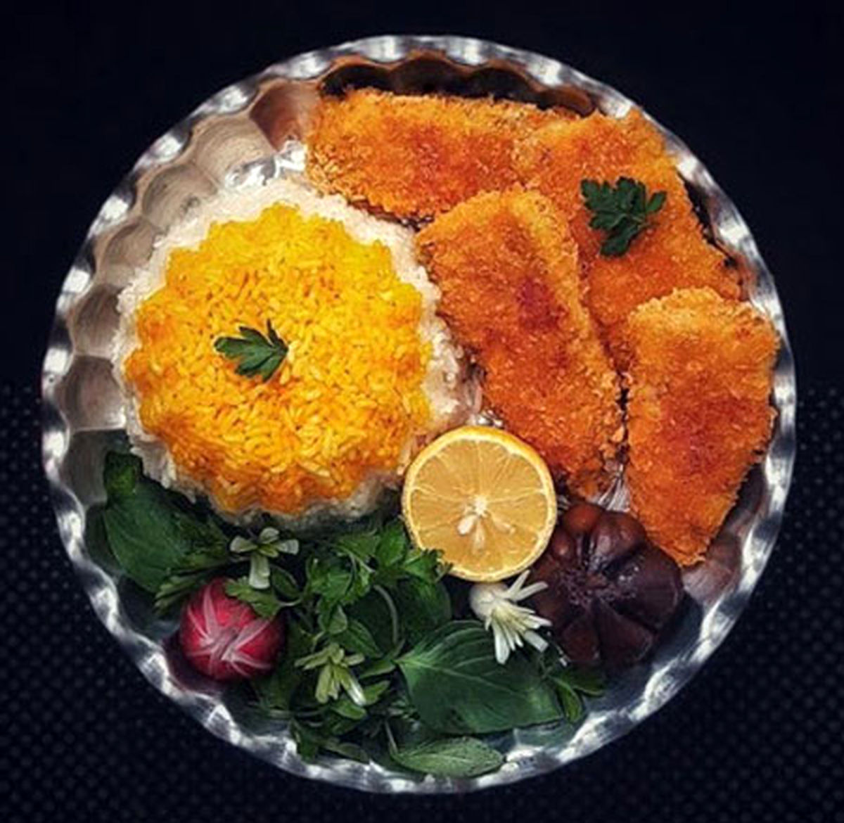 طرز تهیه ماهی قزل آلای سوخاری