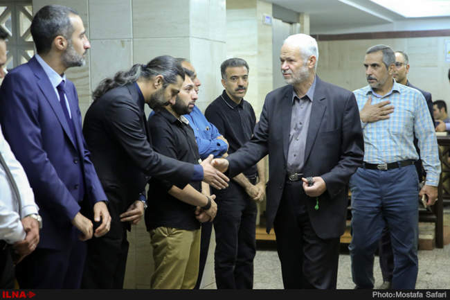 مراسم ختم علیرضا سلطانی شاد