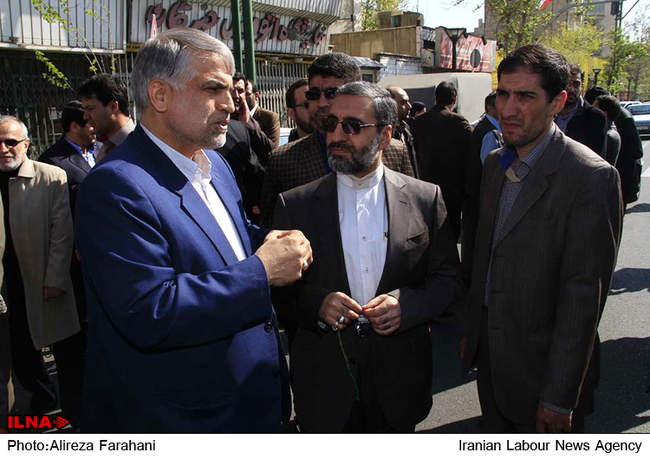 مراسم تشییع همسر آیت الله جنتی در تهران 