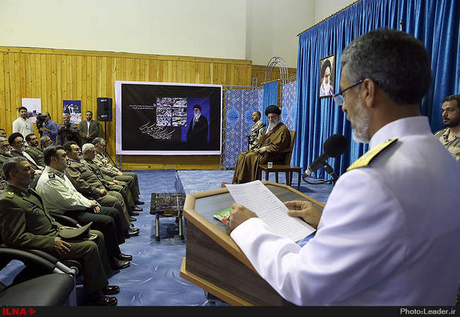 دیدار فرماندهان و مسئولان ارتش با رهبر انقلاب