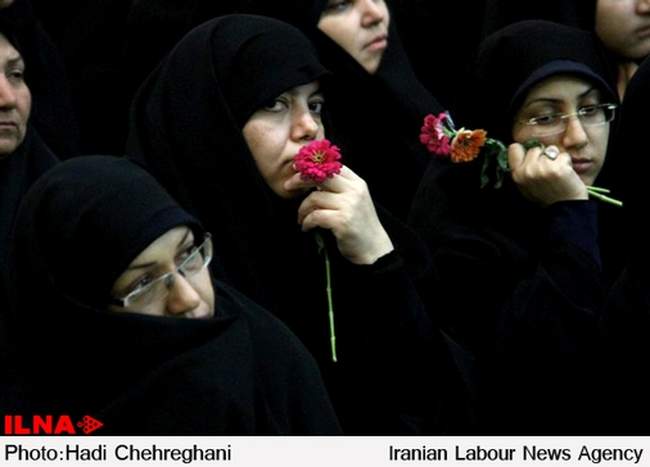 آیین خطبه خوانی خادمان در روز میلاد حضرت معصومه(س)