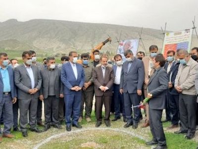 کلنگ زنی خط دومداره برق سردار شهید سلیمانی در کهگیلویه 
