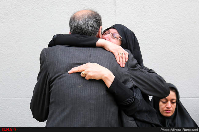 مراسم تشییع پیکر حبیب کاوش