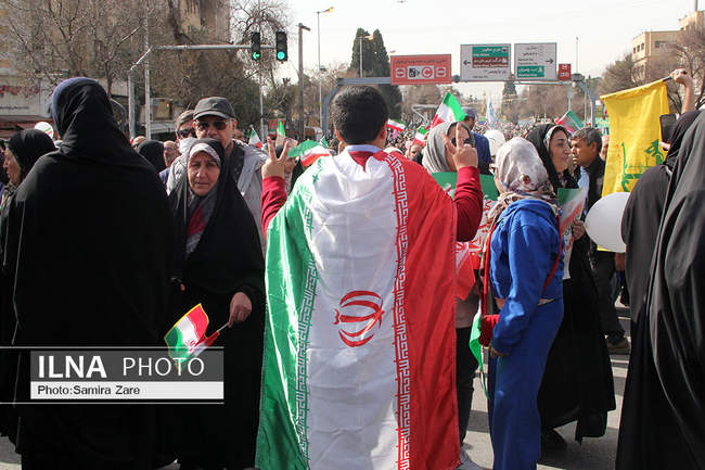 مراسم راهپیمایی ۲۲بهمن - شیراز