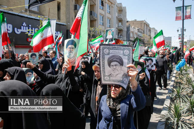 مراسم اربعین رهبر شهید انقلاب در تهران / 1