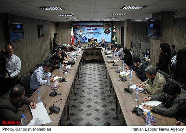 نشست خبری مسئول روابط عمومی سپاه پاسداران