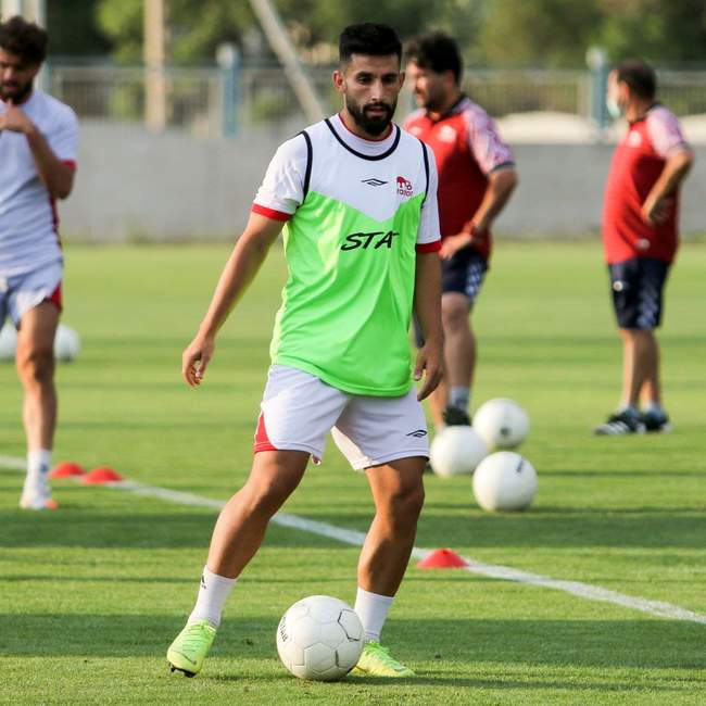 تمرینات تراکتور زیر نظر فیروز کریمی (تصاویر)