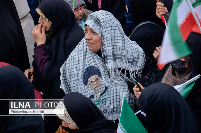 راهپیمایی 22 بهمن در استان گیلان ( رشت )