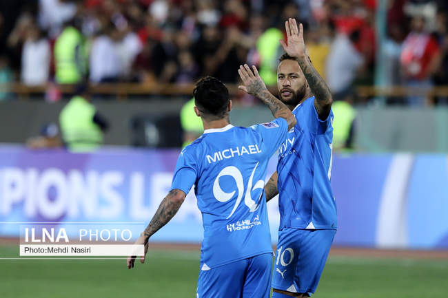 دیدار تیمهای فوتبال نساجی مازندران و الهلال عربستان