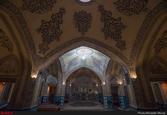 حمام سلطان امیر احمد از جاذبه های گردشگری شهر کاشان