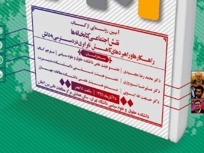 آیین رونمایی از کتاب «نقش اجتماعی کتابخانه‌ها» 