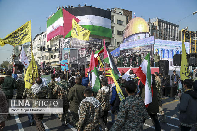 رزمایش الی بیت المقدس در تهران