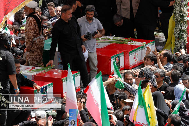 مراسم تشییع شهدای اقتدار - تهران / 1