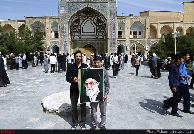  تجمع روحانیون و طلاب حوزه علمیه قم در اعتراض به حادثه منا