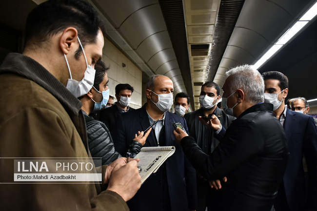 افتتاحیه ورودی ایستگاه مترو کمیل