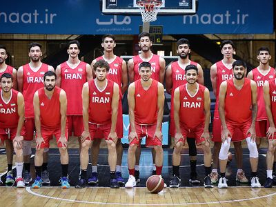 پیروزی تیم ملی ب  بسکتبال ایران مقابل سوریه