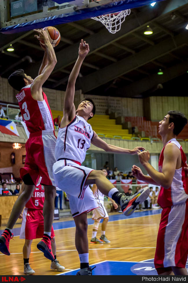 بیست و چهارمین دوره مسابقات قهرمانی بسکتبال جوانان آسیا: ایران - ژاپن